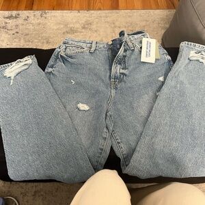 brand new ripped jeans
